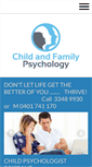 Mobile Screenshot of childandfamilypsychology.net